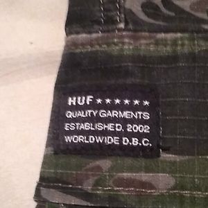 HUF camo shorts